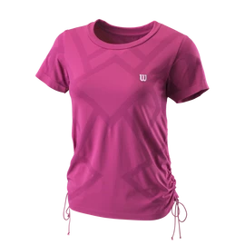 Maglietta da donna Wilson Power Seamless Crew II W Rouge