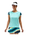 Maglietta da donna Yonex  Women's Crew Neck Shirt 20754 Cyan