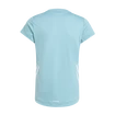 Maglietta da ragazza adidas Aeroready 3-Stripes Tee Mint Ton