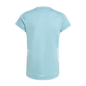 Maglietta da ragazza adidas Aeroready 3-Stripes Tee Mint Ton