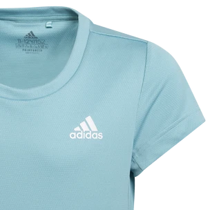Maglietta da ragazza adidas Aeroready 3-Stripes Tee Mint Ton