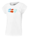 Maglietta da ragazza Babolat  Exercise Cotton Tee Girl White