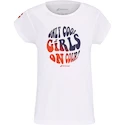 Maglietta da ragazza Babolat  Exercise Cotton Tee Girl White 8 - 10 anni