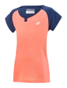 Maglietta da ragazza Babolat  Play Cap Sleeve Top Fluo Strike