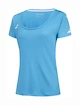 Maglietta da ragazza Babolat  Play Cap Sleeve Top Girl Cyan Blue