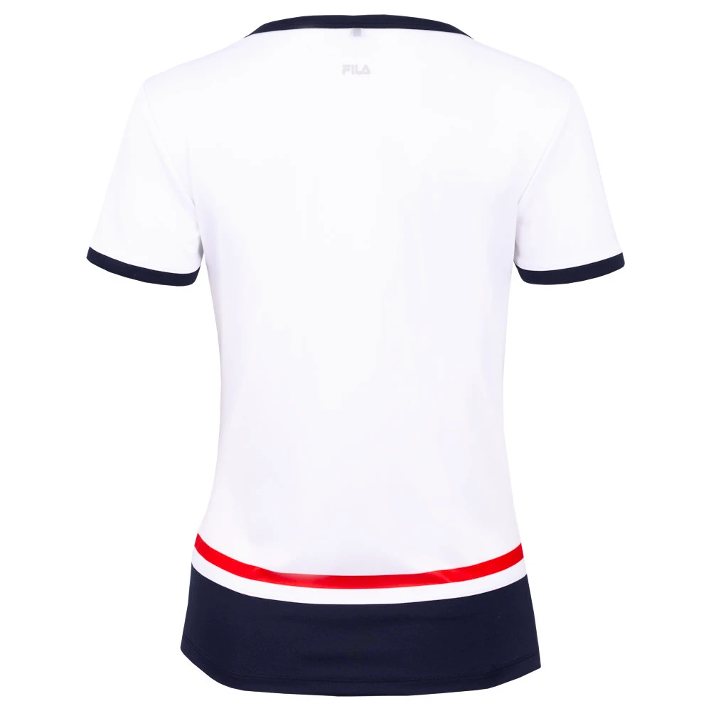 Maglietta da ragazza Fila  T-Shirt Elisabeth Girls White/Navy
