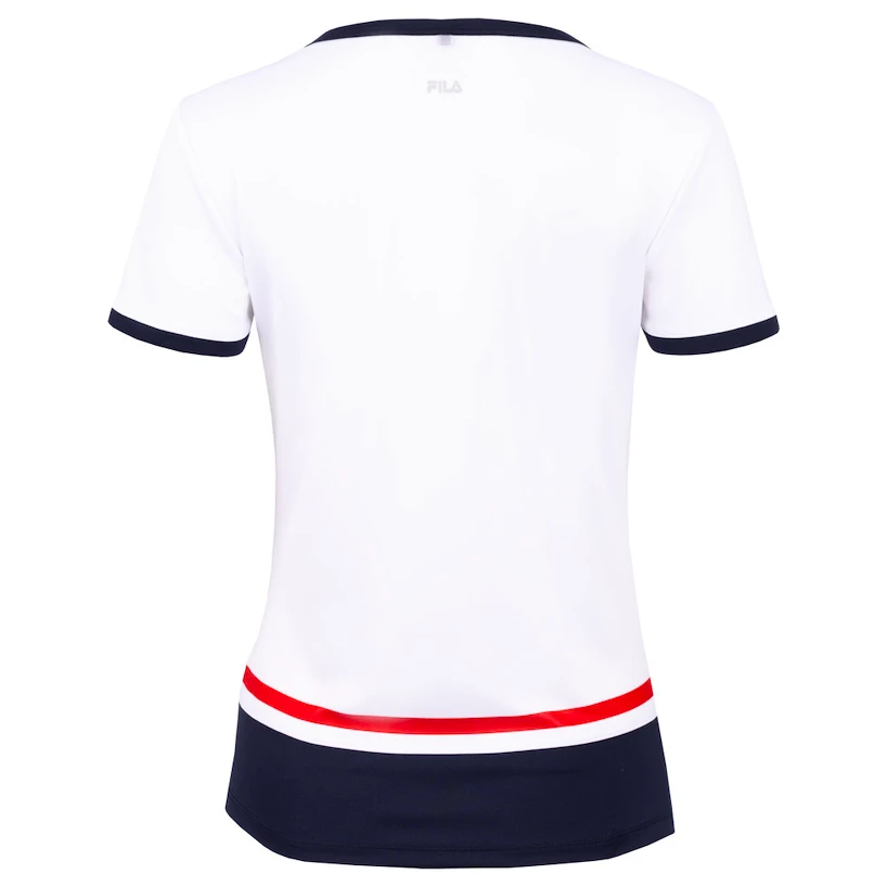 Maglietta da ragazza Fila  T-Shirt Elisabeth Girls White/Navy