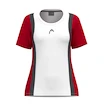 Maglietta da ragazza Head  CLUB 25 Tech T-Shirt Girls Red/White 128 cm