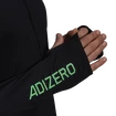 Maglietta da uomo adidas  Adizero Warm 1/2 Zip LS Black