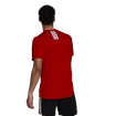 Maglietta da uomo adidas Aeroready 3-Stripes Back Tee Scarlet