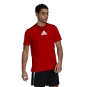 Maglietta da uomo adidas Aeroready 3-Stripes Back Tee Scarlet