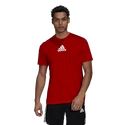 Maglietta da uomo adidas Aeroready 3-Stripes Back Tee Scarlet