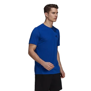 Maglietta da uomo adidas Aeroready Designed 2 Move FeelReady Sport Tee Royal Blue