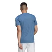 Maglietta da uomo adidas  Club 3-Stripe Blue