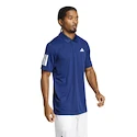 Maglietta da uomo adidas  Club 3 Stripes Polo Dark Blue