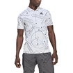 Maglietta da uomo adidas  Club Graphic Polo White