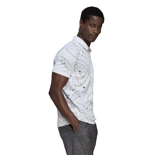 Maglietta da uomo adidas  Club Graphic Polo White