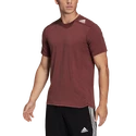 Maglietta da uomo adidas  Designed For Training Tee Shadow Red