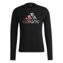 Maglietta da uomo adidas  Fast Graphic LS Tee Black