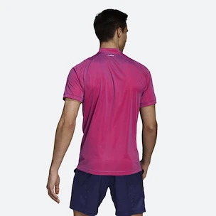 Maglietta da uomo adidas  Freelift Polo Primeblue Scarlet