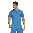 Maglietta da uomo adidas  Freelift T-Shirt Primeblue Sonic Aqua