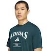 Maglietta da uomo adidas  Heritage Graphic Tee Aurora Ivy