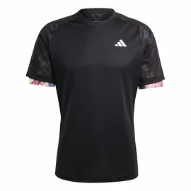 Maglietta da uomo adidas Melbourne Ergo Tennis HEAT.RDY Raglan T-Shirt Black