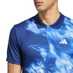 Maglietta da uomo adidas  Melbourne Tennis HEAT.RDY FreeLift Polo Shirt Blue