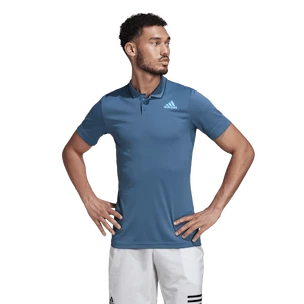 Maglietta da uomo adidas  Paris Freelift Polo Altered Blue