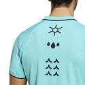 Maglietta da uomo adidas  Paris Freelift Polo Aqua