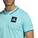 Maglietta da uomo adidas  Paris Freelift Polo Aqua