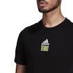 Maglietta da uomo adidas  Paris Tennis Graphic Black
