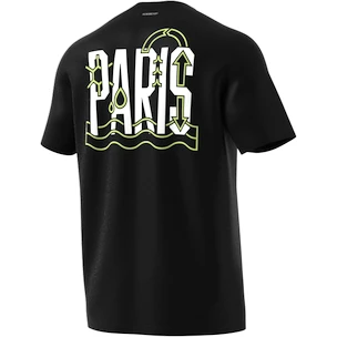 Maglietta da uomo adidas  Paris Tennis Graphic Black