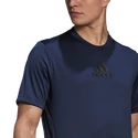 Maglietta da uomo adidas  Primeblue Designed 2 Move Sport 3-Stripes Tee Crew Navy