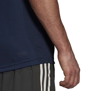 Maglietta da uomo adidas  Primeblue Designed 2 Move Sport 3-Stripes Tee Crew Navy