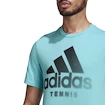 Maglietta da uomo adidas  Tennis Category Graphic T-Shirt Aqua