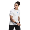 Maglietta da uomo adidas  Thiem Graphic Tee White