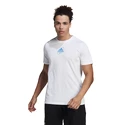 Maglietta da uomo adidas  Thiem Graphic Tee White