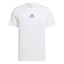 Maglietta da uomo adidas  Thiem Graphic Tee White