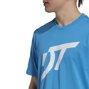 Maglietta da uomo adidas  Thiem Logo Graphic Tee Blue