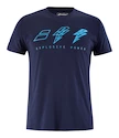 Maglietta da uomo Babolat  Drive Cotton Tee Blue