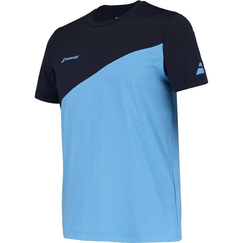 Maglietta da uomo Babolat  Drive Crew Neck Tee Men Drive Blue