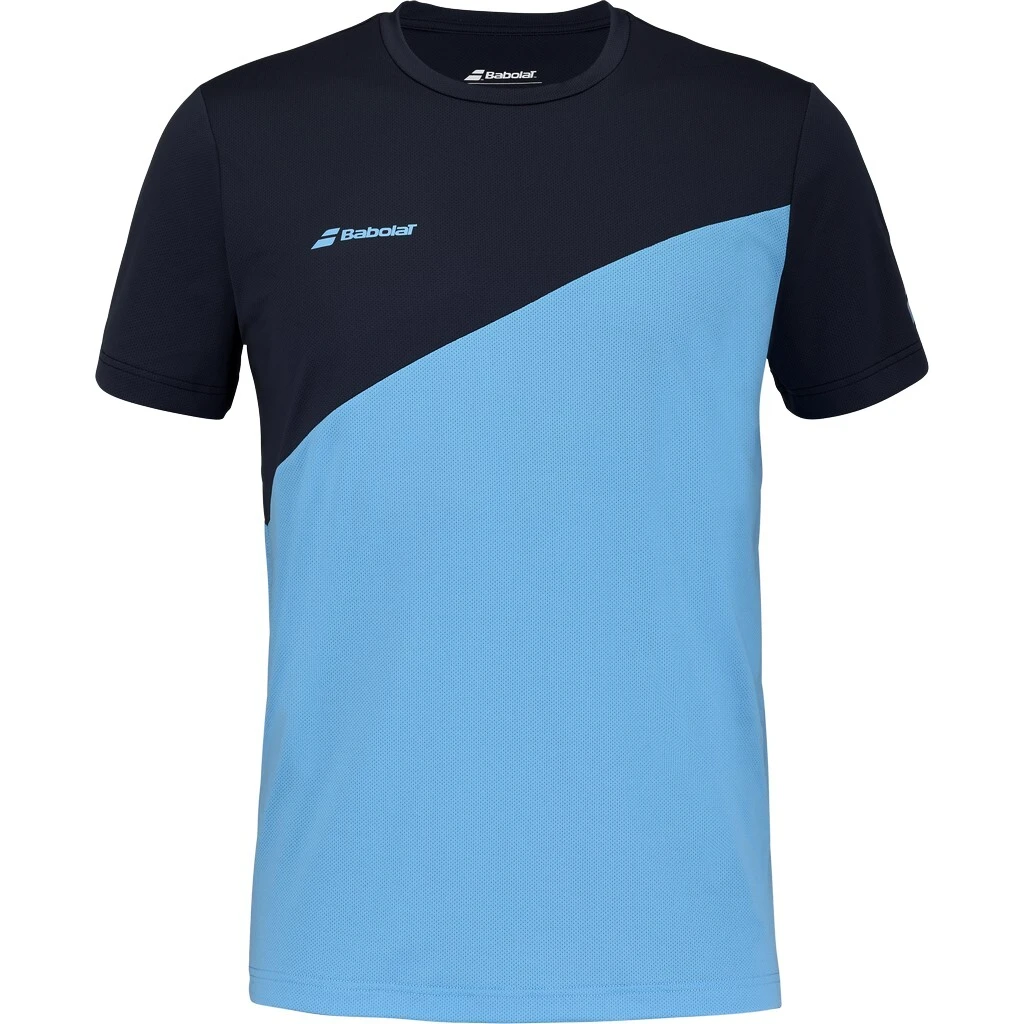 Maglietta da uomo Babolat  Drive Crew Neck Tee Men Drive Blue