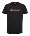 Maglietta da uomo Babolat  Exercise Babolat Tee Men Black S