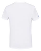 Maglietta da uomo Babolat  Exercise Big Flag Tee Men White