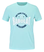 Maglietta da uomo Babolat  Exercise Graphic Tee Men Angel Blue