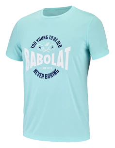 Maglietta da uomo Babolat  Exercise Graphic Tee Men Angel Blue