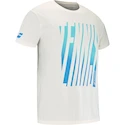 Maglietta da uomo Babolat  Exercise Message Tee Men Cannoli Cream