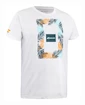 Maglietta da uomo Babolat  Exercise Message Tee Men White/White