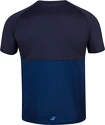 Maglietta da uomo Babolat  Play Club Crew Neck Tee Dark Blue